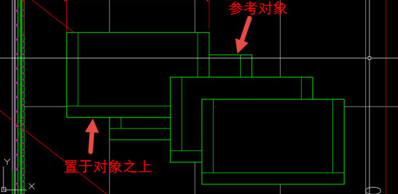 CAD中如何將圖形前置和后置