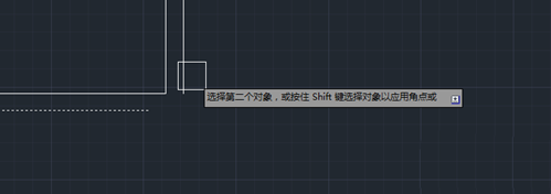 CAD怎么連接兩條垂直不相交的線段