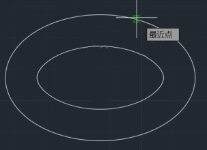 如何標注兩個橢圓或同心圓之間的距離？