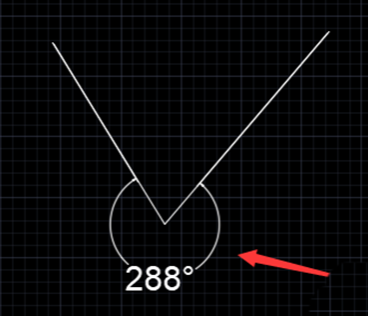 CAD如何標注鈍角度數？