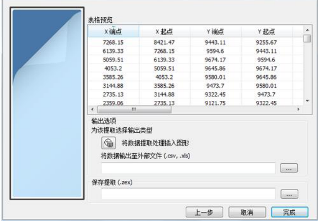 CAD的數據提取功能