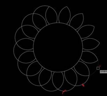 CAD畫向日葵的步驟